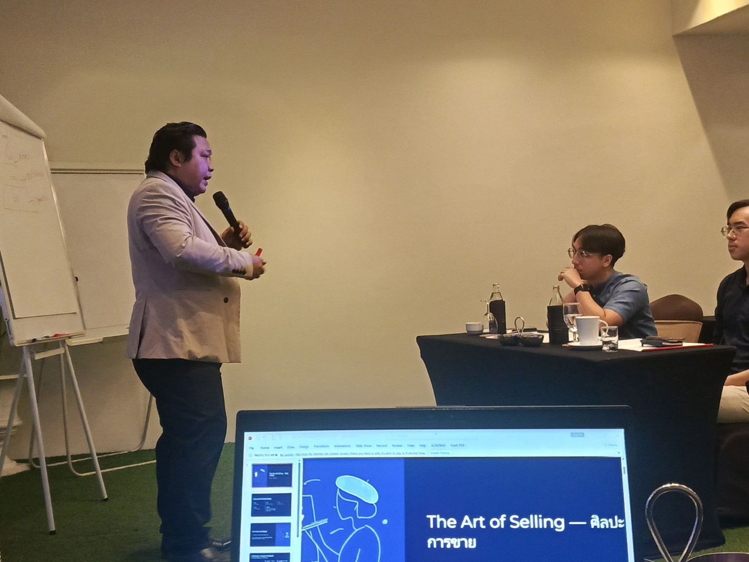 บรรยากาศการอบรม Sales Training Coach Bank